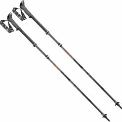 Leki Makalu FX Carbon AS Trekking Poles - Pair - Anthracite/Red