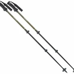 Komperdell Alpinist Powerlock Foam Compact Trekking Poles - Pair - Green