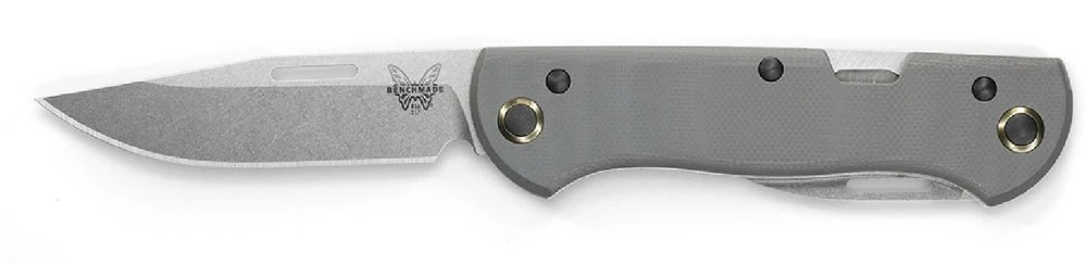 Benchmade 317 Weekender SlipJoint G10 Knife - Cool Gray 3 Benchmade 317 Weekender SlipJoint G10 Knife - Cool Gray