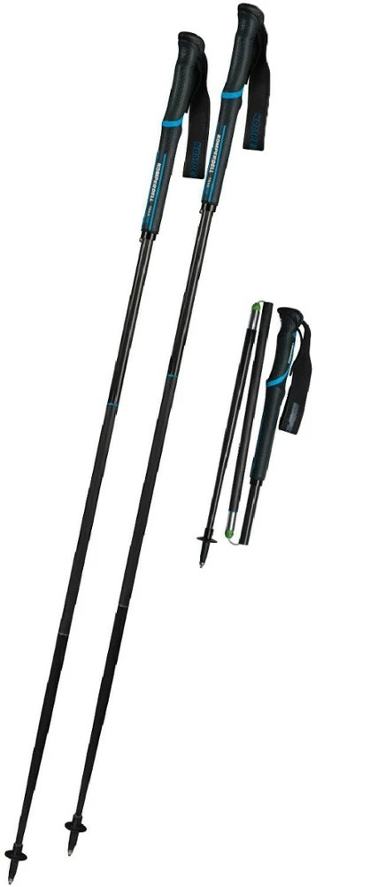 Komperdell Carbon Trailstick Trekking Poles - Pair - Black/Blue 5 Komperdell Carbon Trailstick Trekking Poles - Pair - Black/Blue - Image 3