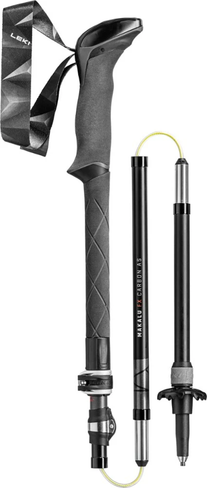 Leki Makalu FX Carbon AS Trekking Poles - Pair - Anthracite/Red 4 Leki Makalu FX Carbon AS Trekking Poles - Pair - Anthracite/Red - Image 2