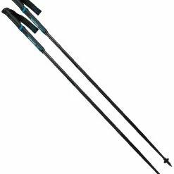 Komperdell Carbon Trailstick Trekking Poles - Pair - Black/Blue