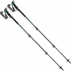 Leki Makalu Lite AS Trekking Poles - Pair - Black/Petrol