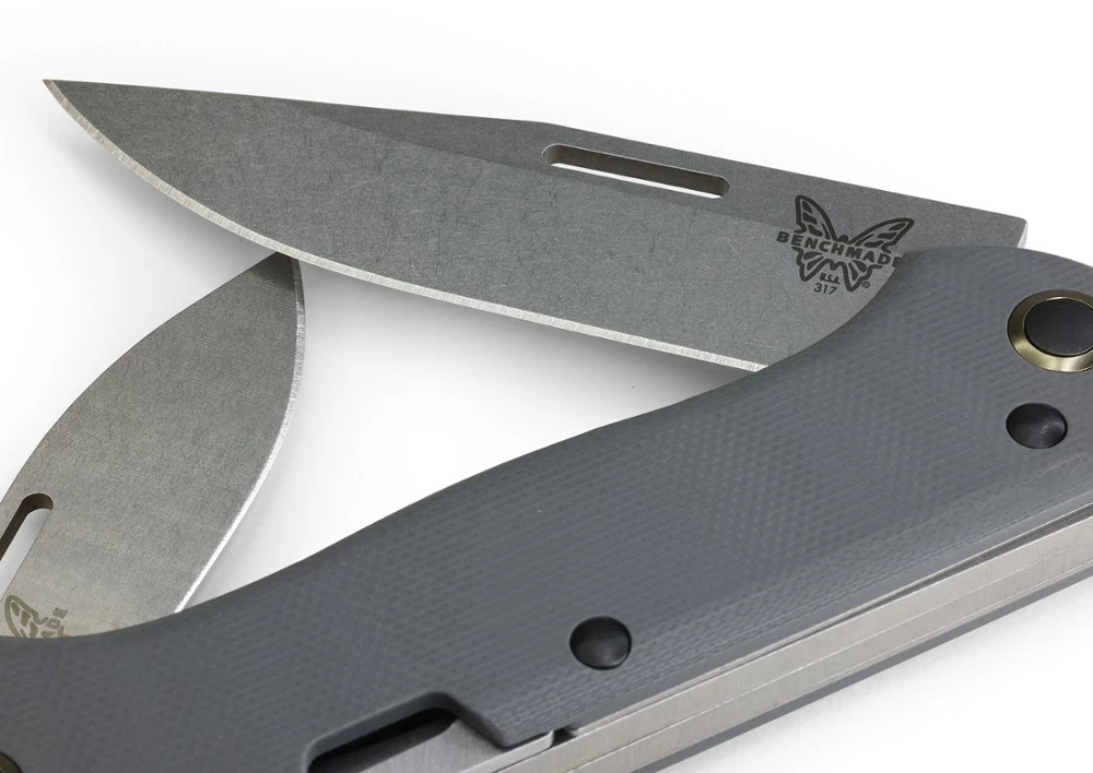 Benchmade 317 Weekender SlipJoint G10 Knife - Cool Gray 14 Benchmade 317 Weekender SlipJoint G10 Knife - Cool Gray - Image 12