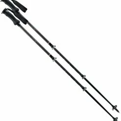 Komperdell Summit Carbon Trekking Poles - Pair - Black/Blue