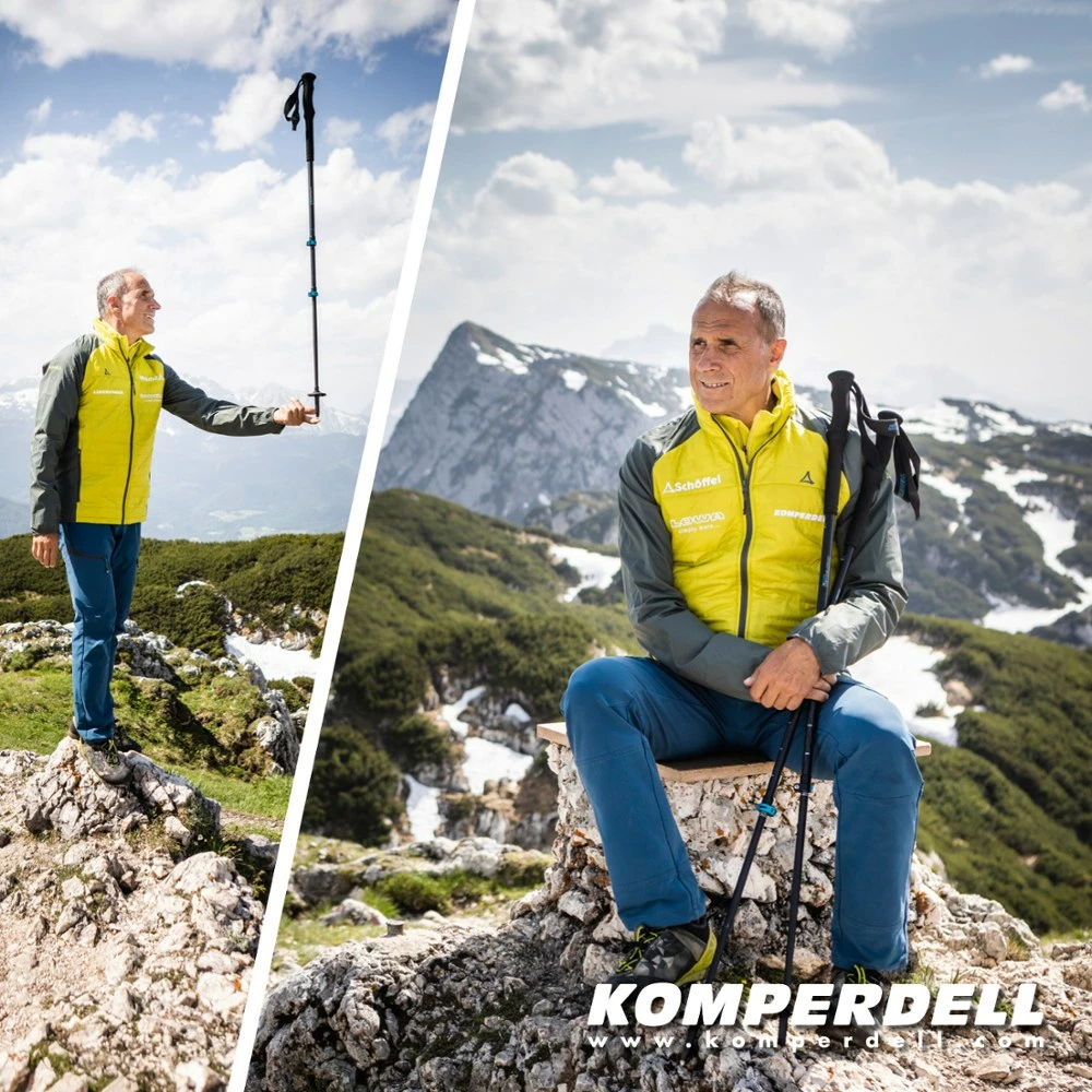 Komperdell Carbon C3 Pro Trekking Poles - 2020 - Pair - Black/Green 7 Komperdell Carbon C3 Pro Trekking Poles - 2020 - Pair - Black/Green - Image 5