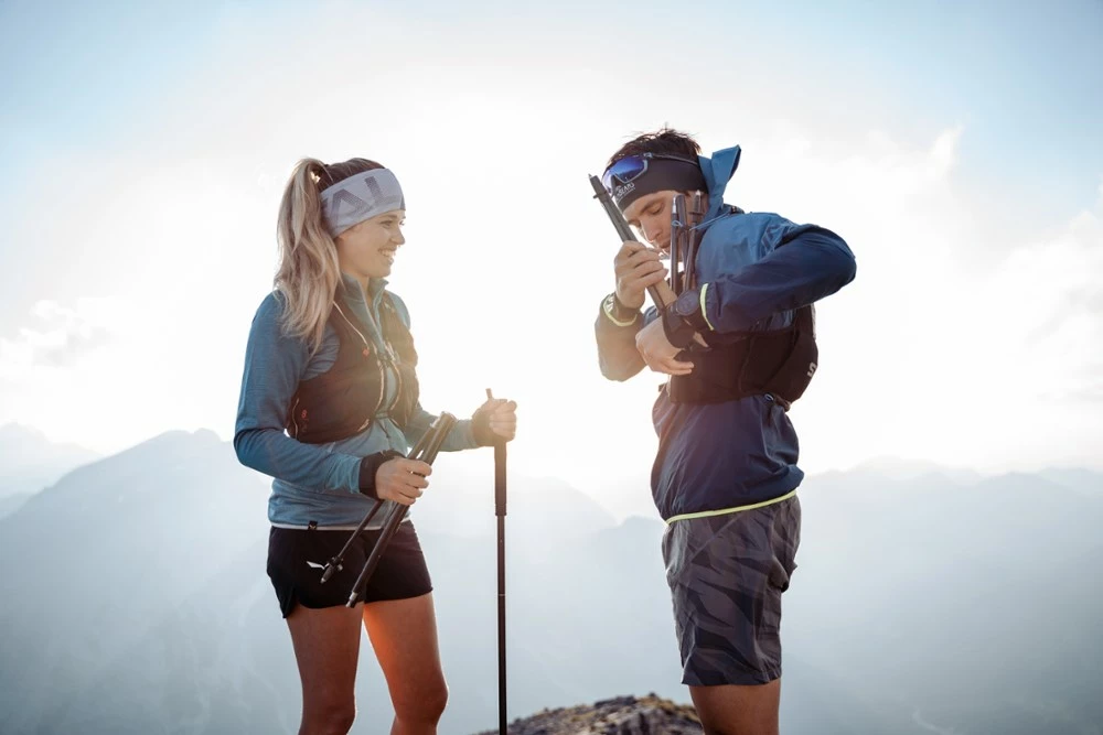 Komperdell Carbon Trail UL Vario Compact Trekking Poles - Pair - Black/Orange 9 Komperdell Carbon Trail UL Vario Compact Trekking Poles - Pair - Black/Orange - Image 7