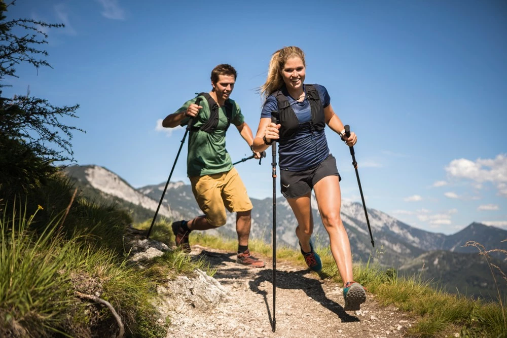 Komperdell Carbon Trail UL Vario Compact Trekking Poles - Pair - Black/Orange 11 Komperdell Carbon Trail UL Vario Compact Trekking Poles - Pair - Black/Orange - Image 9