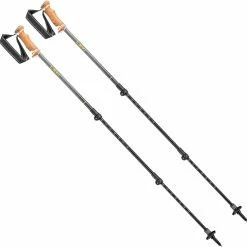 Leki Lhasa AS Trekking Poles - Pair - Women's - Light Anthracite/Mustard