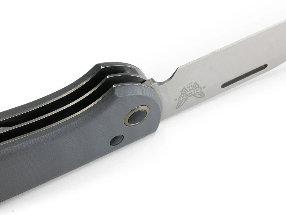 Benchmade 317 Weekender SlipJoint G10 Knife - Cool Gray 13 Benchmade 317 Weekender SlipJoint G10 Knife - Cool Gray - Image 11