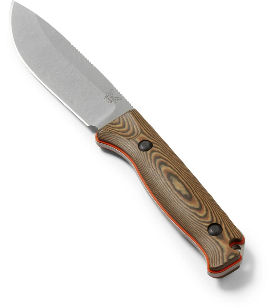 Benchmade 15002-1 Saddle Mountain Fixed-Blade Knife - Tan/Brown/Orange 3 Benchmade 15002-1 Saddle Mountain Fixed-Blade Knife - Tan/Brown/Orange