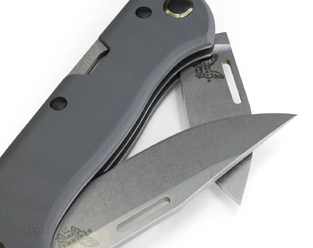 Benchmade 317 Weekender SlipJoint G10 Knife - Cool Gray 16 Benchmade 317 Weekender SlipJoint G10 Knife - Cool Gray - Image 14