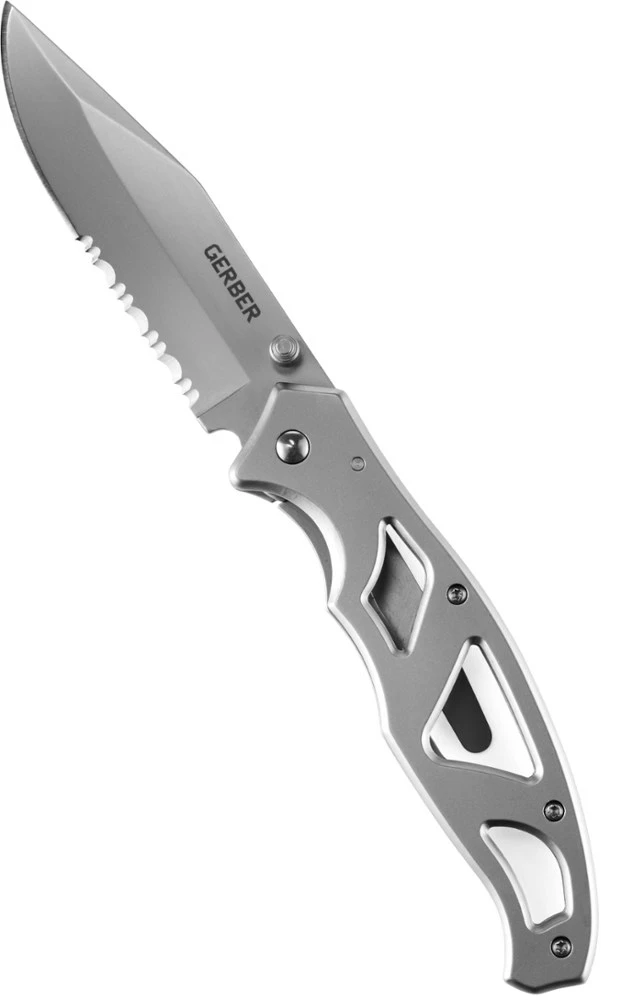 Gerber Paraframe II Knife - Serrated - Stainless 3 Gerber Paraframe II Knife - Serrated - Stainless